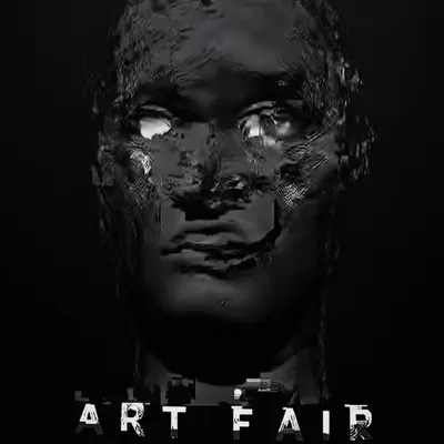 ANDROID PLAZA - Cyborg Head Painting C