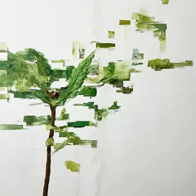ANDROID PLAZA - Garden Painting B