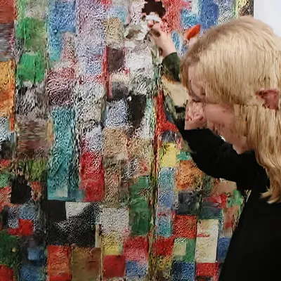 ANDROID PLAZA - Tapestry Installation