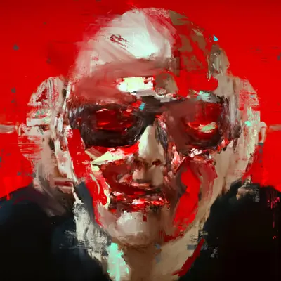 VC Portrait with Red