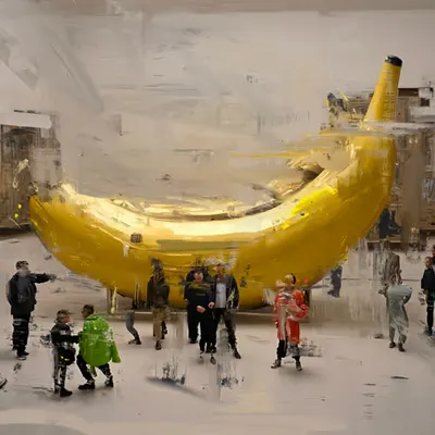 Gallery of Modern Banana Art - Big Banana Sculpture