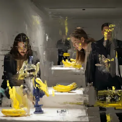 Gallery of Modern Banana Art - Bling Art