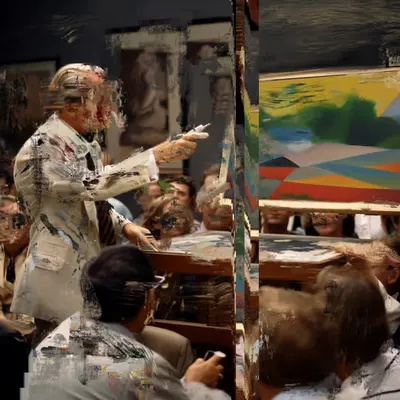 A Lecture on Soft Geometric Landscape Painting
