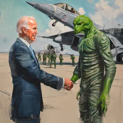 Joe meets Big Green