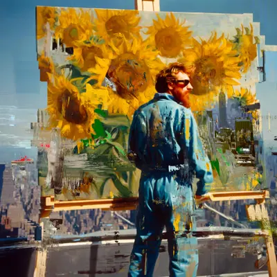 Vincent, Sunflowers and the Empire State