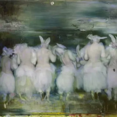 unhappy rabbits