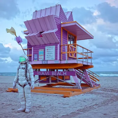 Miami Beach - Purple