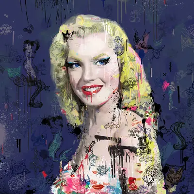 Marilyn Tattoo (Navy Cut), 2023