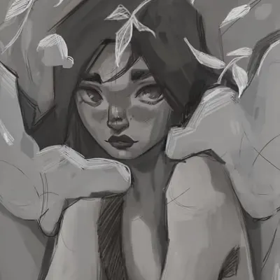 silent garden - sketch