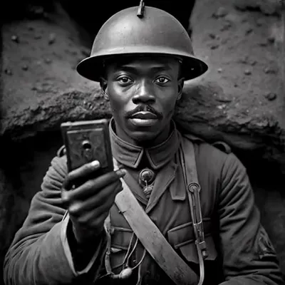 "Selfie From The Front Line."