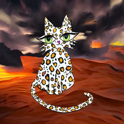 Hawa Cat Desert Kitty