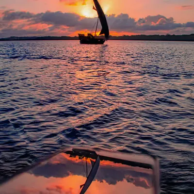 So I sail into the Sunset, Reflecting...