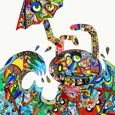 KaraKasa, TentacleJizo and the rough sea. With the numbers code.