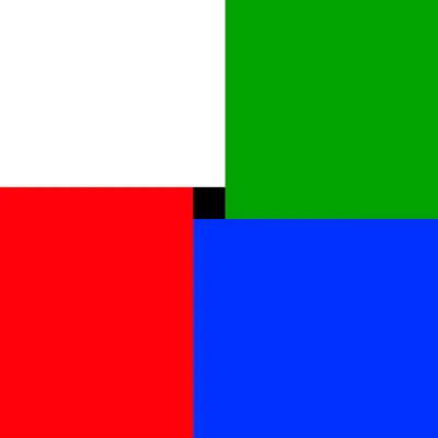 ⬜️🟩🟦🟥▪️
