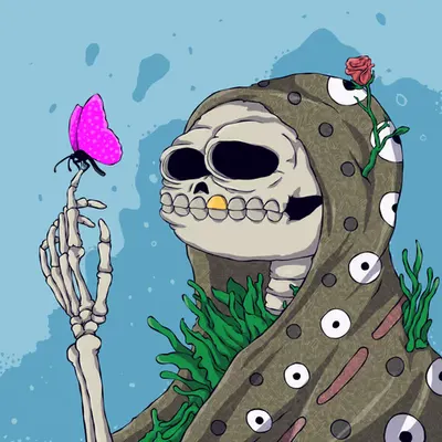 Sad Skull Pepe