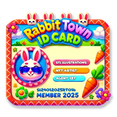 RABBIT TOWN ID CARD 016