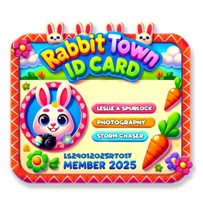 RABBIT TOWN ID CARD 017