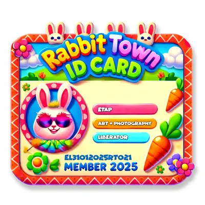 RABBIT TOWN ID CARD 021