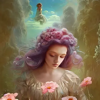 The young girl in love
