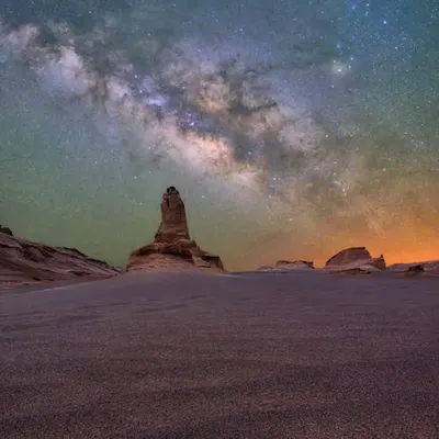 MilkyWay Over Lut Desert