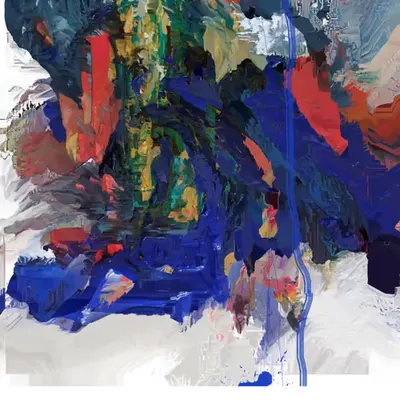 Palimpsest Blue