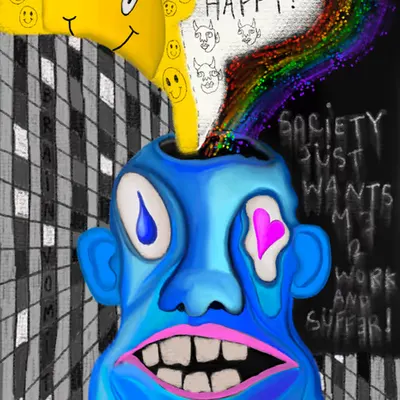 WHY CANT i JÜST BE HAPPY? By Steven Rea
