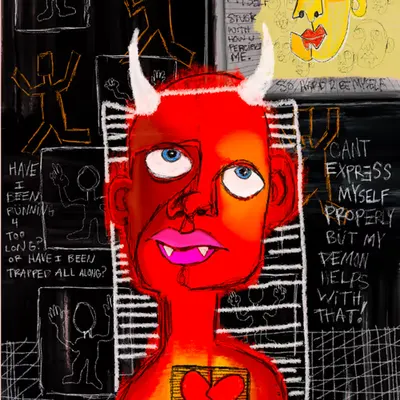 “TRAPPED ALONG” by Steven Rea