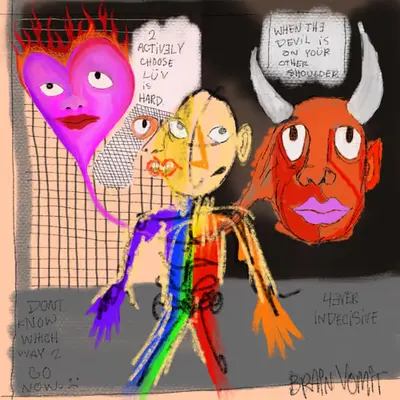 DEViL ON MY SHOULDER! by Steven Rea