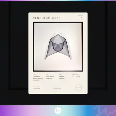 Certificate of Authenticity: Pendulum #108