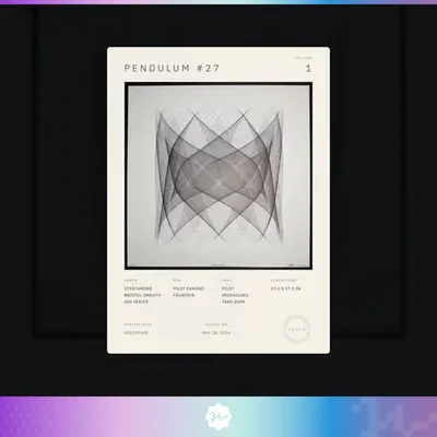 Certificate of Authenticity: Pendulum #27