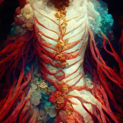 Vascular Symphony: Veiled Veins of Beauty