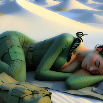 company in her sleep