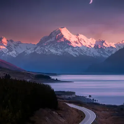 Mount Cook Moonlight