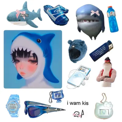 🪼⋆.ೃ࿔* Sharkcore starter pack 🦈๋࣭⭑