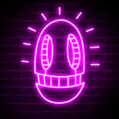 Neon Pink Oibot Head