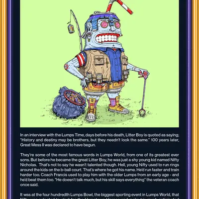 Nifty Nicholas Story Card