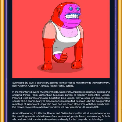 Sunkissed Stu Story Card