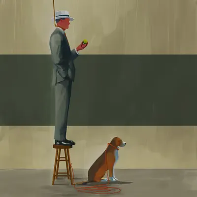 It's time to play with my dog