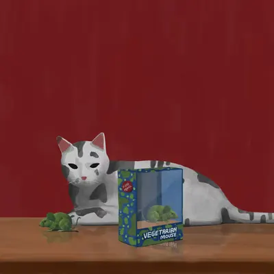 vegetarian cat