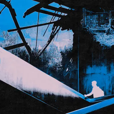 A repeating pattern of chaos (Cyan) #1/10