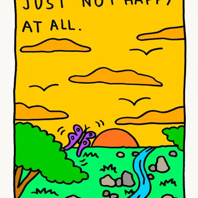 I'M NOT HAPPY