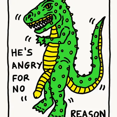 HE'S ANGRY FOR NO REASON