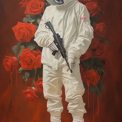 White & Roses