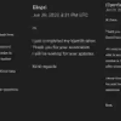 Open Sea ban Emails