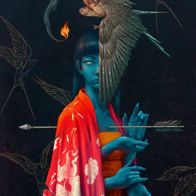 Flame in the Moonless Night