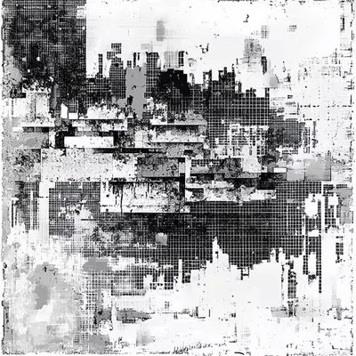 //monochrome abstraction 0x1 by OG