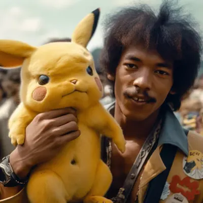 Jimmy Hendrix & Pikachu's Woodstock Encounter
