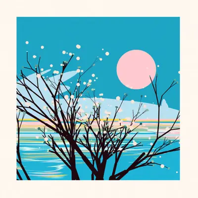 The Blossoms Behind the River