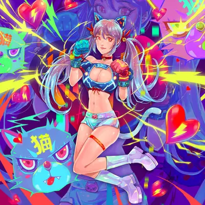 #02KAWAII HATO ELECTRIC NEKO JUMP!! /  電気猫ジャンプ  