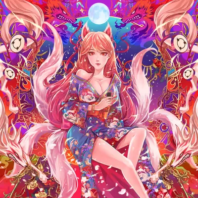 #04KAWAII HATO Mystic Night with Kitsune chan